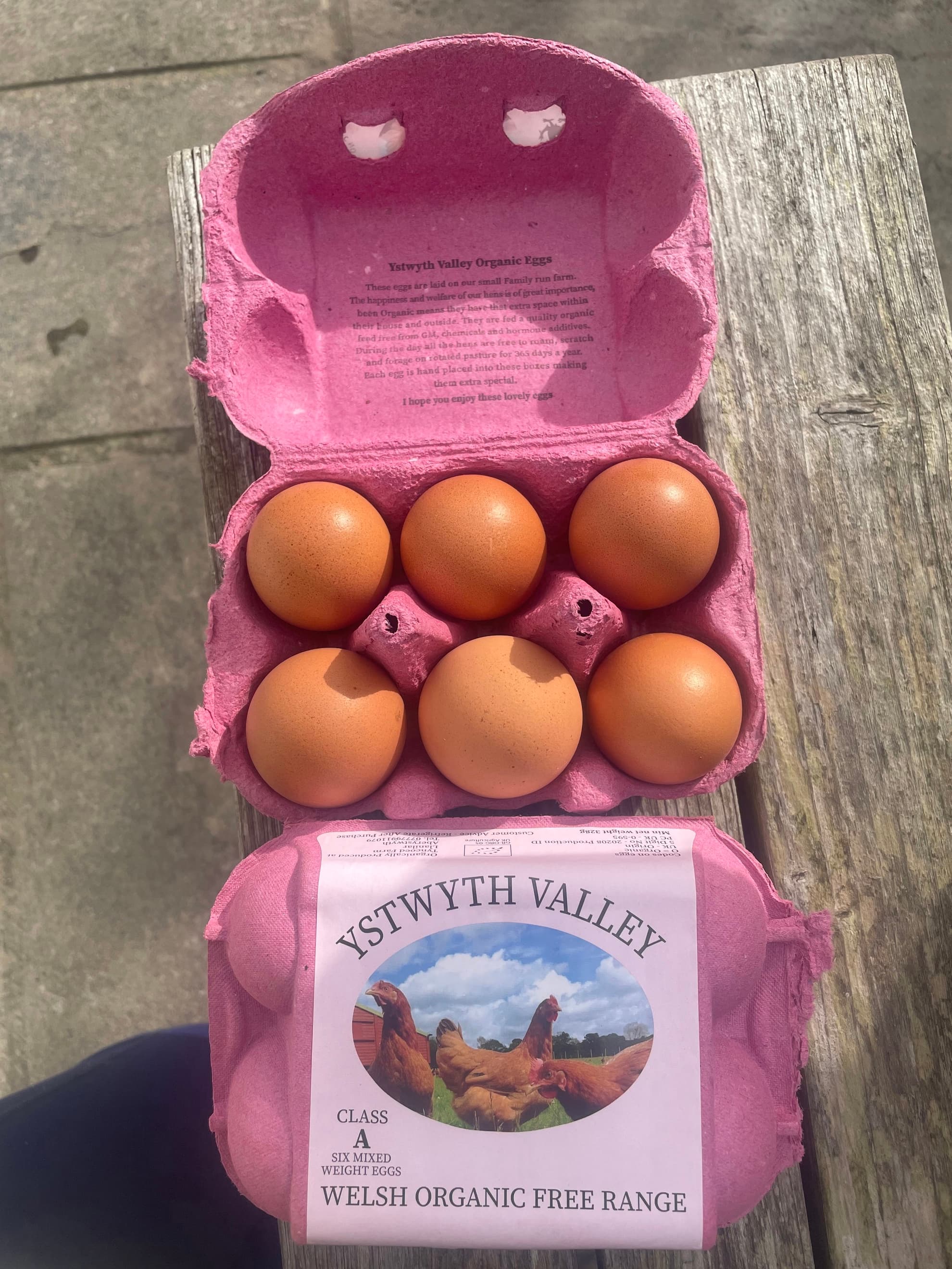 Ystwyth Valley Welsh Organic Free Range Eggs